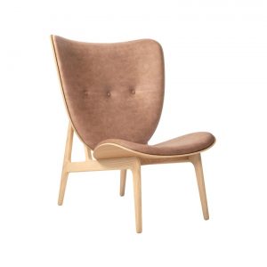 Elephant Chair ek / brunt läder, Norr11