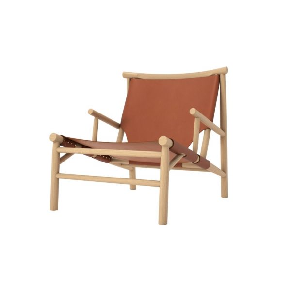 Lounge stol Samurai Chair – Cognac läder, Norr11