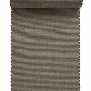 MALEVIK slätvävd 80×150 cm Grå/olivgrön