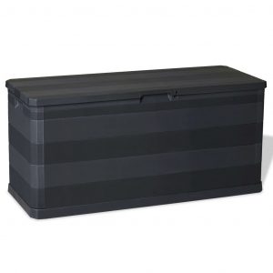 vidaXL Dynbox 117x45x56 cm svart