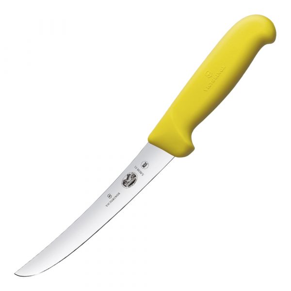 Victorinox – Fibrox Hankotsu Urbeningskniv 15 cm Gul