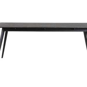 YUMI matbord rekt. 190×90 svartbetsad ask
