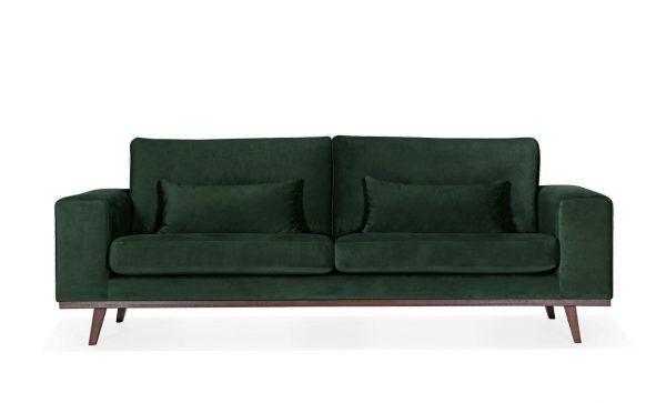 STOCKHOLM 3-sits soffa Velvet Edition Grön