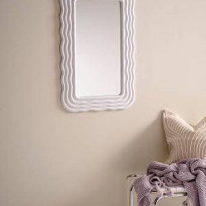 HUNTINGTON spegel – 80 cm Vit