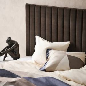 DERBY sänggavel 160 cm Mörk brungrå
