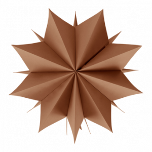 POLARIS julstjärna ø 58 cm Ljusbrun
