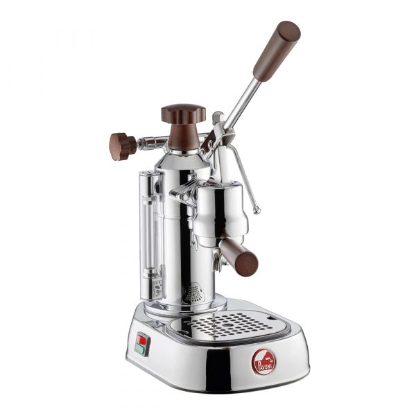 La Pavoni – Europiccola Manuell Kaffemaskin med Hävarm Mässing/Brun