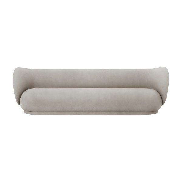 Soffa Rico 4-sits Bouclé Sand Ferm Living