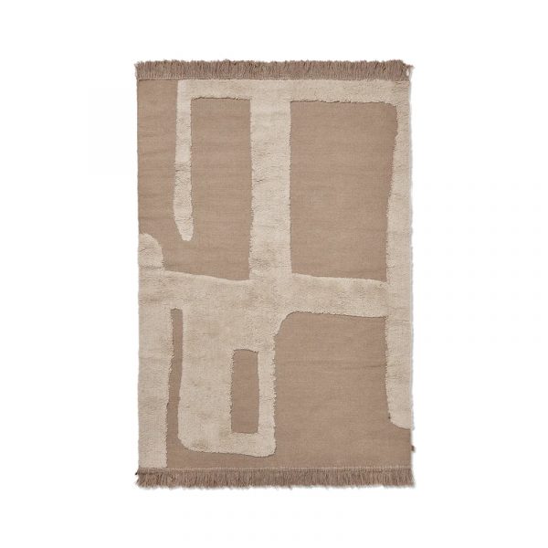 Ullmatta Alley Wool Rug Small Natural Ferm Living