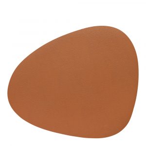 Lind dna – Leather Serene Curve Bordstablett L 37×44 cm Nature