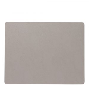 Lind dna – Leather Serene Square Bordstablett L 35×44 cm Ash
