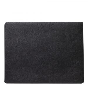 Lind DNA – Leather Serene Square Bordstablett L 35×44 cm Black