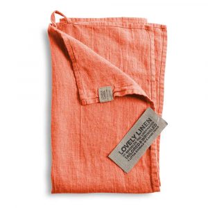 Lovely Linen Lovely Handduk 35×50 Orange