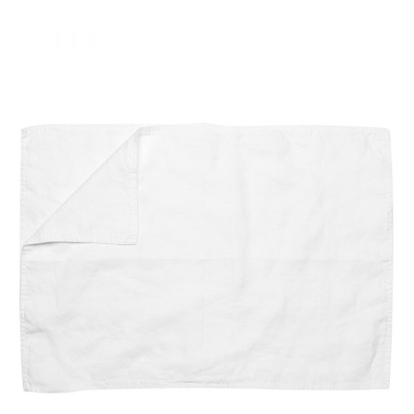 Tell Me More Interiors – Bordstablett Linne 35×50 cm Bleached White