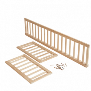 CASTILLO MINI staket till barnsäng 70×160 cm Natur