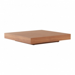 FLOAT soffbord 110×110 cm Teak faner