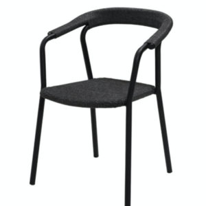 Cane-line nobel stol stapelbar mörkgrå