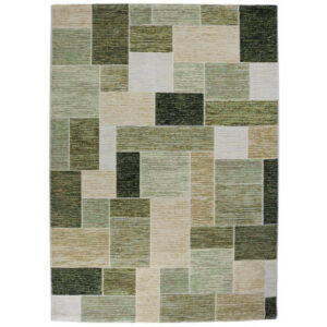 Cazzaro grön- maskinvävd matta