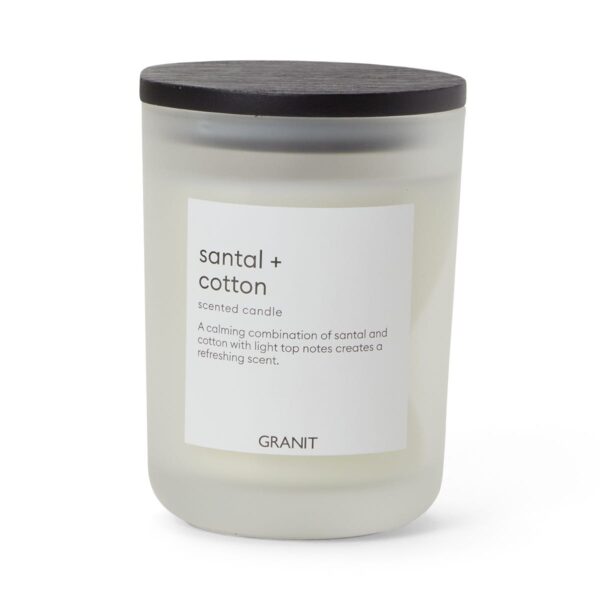 Doftljus Frosted Santal & Cotton