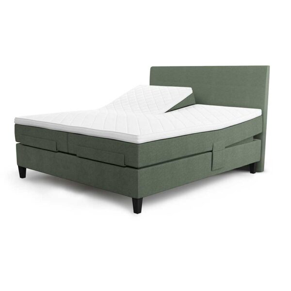 Jensen Diplomat Aqtive II Ställbar Säng 160×210 Grön