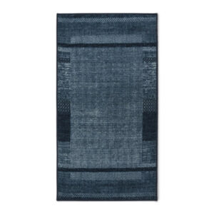 Trendy blå – matta med gummibaksida