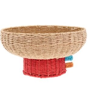 Villa Collection Styles Basket Red