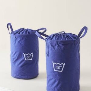 WASHA tvättkorg 2-pack Koboltblå