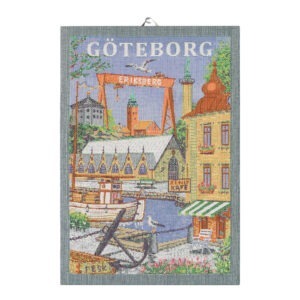 Ekelund – Göteborg Kökshandduk 35×50 cm Flerfärgad
