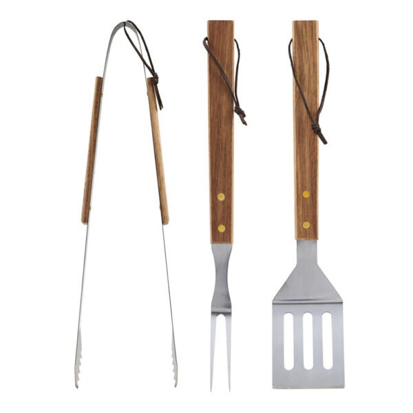 Nicolas Vahé – BBQ-verktyg 36,5 cm 3 delar Acacia