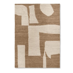 Piece Rug – 140 x 200 – Off-white/Toffee Ferm Living