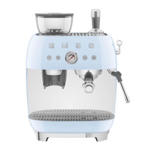 Smeg – Smeg Manuell Kaffemaskin med Kvarn Pastellblå