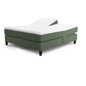 Jensen Diplomat Aqtive II Ställbar Säng 160×210 Grön