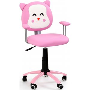 Karina rosa barnstol – skrivbordsstol för barn