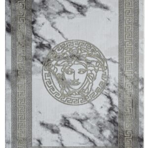 Bella Versace face Guld 160×230 cm Wiltonmatta