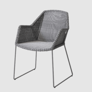Cane-Line Breeze stol 2 bein lys grå