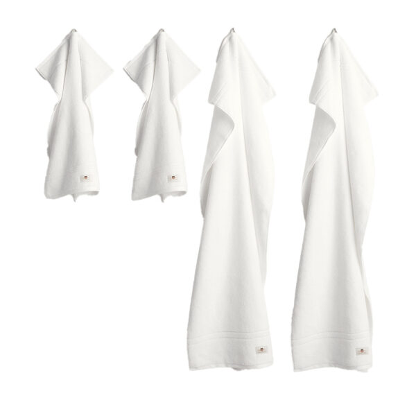 Gant Archive Shield Handduk 4-pack 50×70 / 70×140 Blå