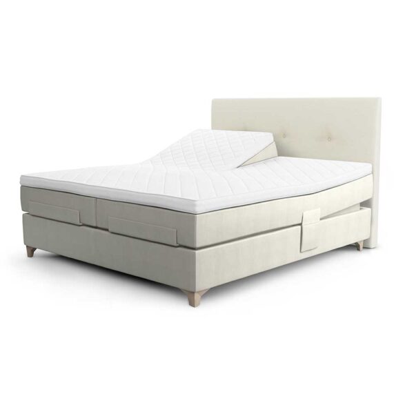 Jensen Prestige Aqtive II Ställbar Säng 210×210 Beige