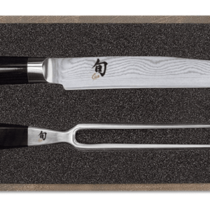 KAI Shun classic sett kniv og gaffel (DM-0703, DM-0709)