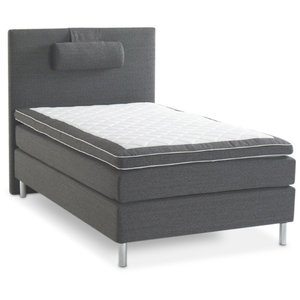 Kontinentalsäng Elegans 120cm – Komplett sängpaket – Inari 95 – Antracitgrå, Medium