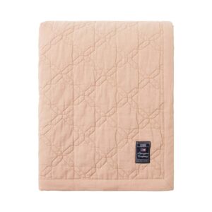 Lexington Quilted Recycled Cotton Överkast 160×240 Beige