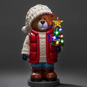 Liten Teddybjörn LED höjd 38,5 cm