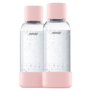 MySoda – Flaska till Kolsyremaskin 2-pack 0,5 L Pink