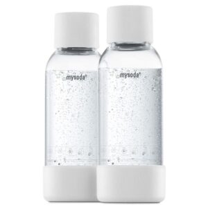 MySoda – Flaska till Kolsyremaskin 2-pack 0,5 L White