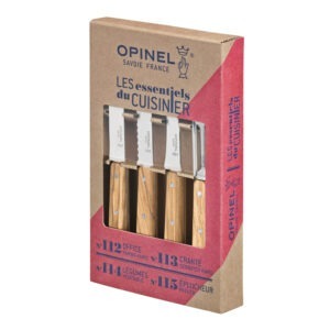 Opinel – Essentials Knivset 4-pack Olivträ