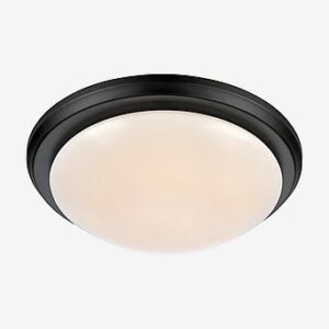 Plafond Rotor LED 35cm Svart/Vit