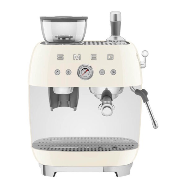 Smeg – Smeg Manuell Kaffemaskin med Kvarn Creme