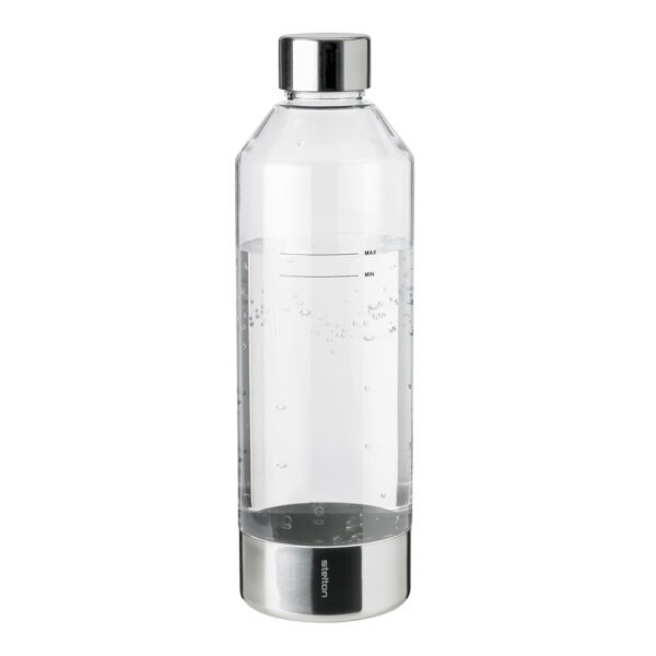 Stelton – Brus Flaska till Kolsyremaskin 0,85 L Steel/Klar