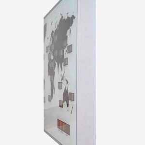 Väggklocka World Time Digit 55×36 cm