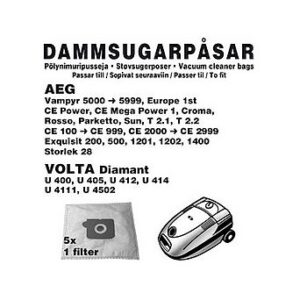 Dammpåsar AEG 5st 1st filter (1006CH)