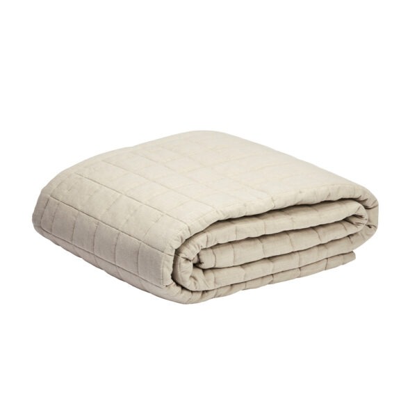 Gripsholm Quilted Överkast 180×260 Beige